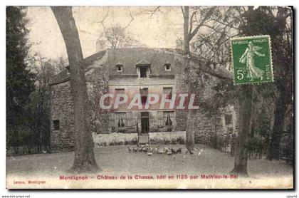 CPA Montlignon Chateau de la Chasse Bati en 1125 par Mathieu le Bel