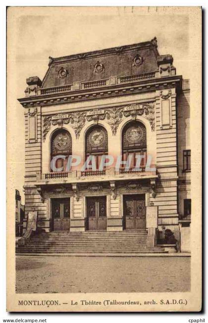 Montlucon - Le Theatre - CPA
