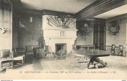 CPA Montresor Le Chateau (XVe et XVIe Siecles) La Salle a Manger LL
