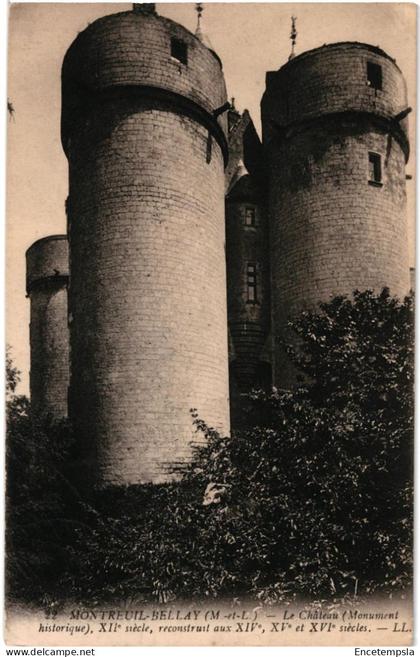 CPA Carte Postale France  Montreuil Bellay Le Château  VM101560ok