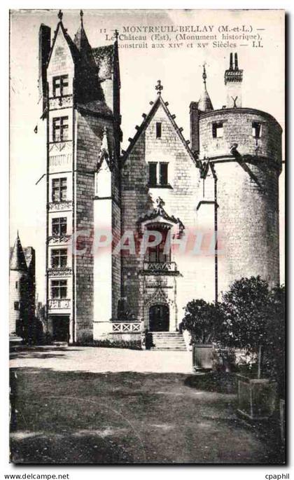 CPA Montreuil Bellay Le chateau