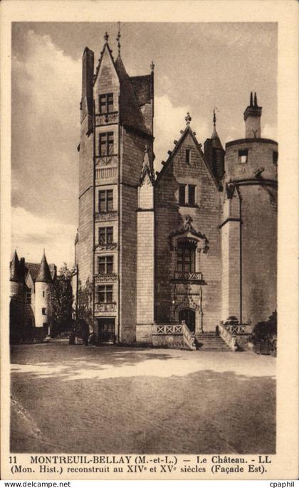 CPA Montreuil Bellay Le chateau