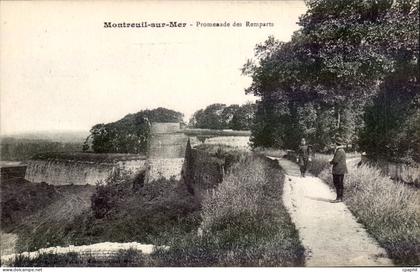 Montreuil sur Mer - Promenade des Remparts - CPA