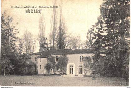 Carte postale ancienne de MONTREVAULT
