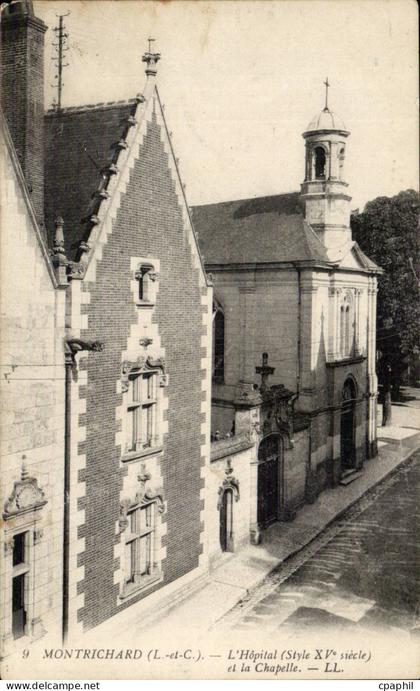 Montrichard CPA L'hopital et la chapelle