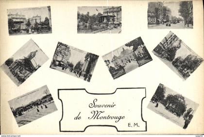CPA Souvenir de Montrouge