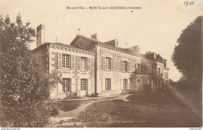 CPA FRANCE 86 "Brouville, Monts Sur Guesnes"