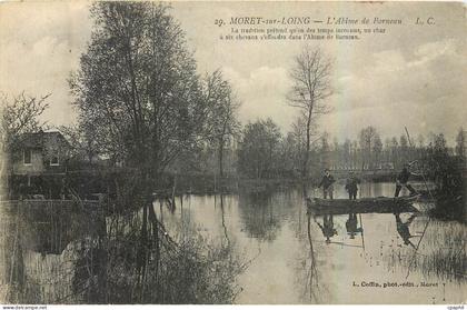 CPA Moret sur Loing l'Abime d Borneau