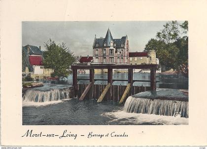 CPSM Moret-sur-Loing Barrage et Cascades
