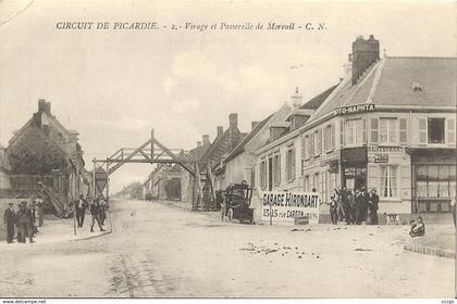 CPA Circuit de Picardie Virage et Passerelle de Moreuil