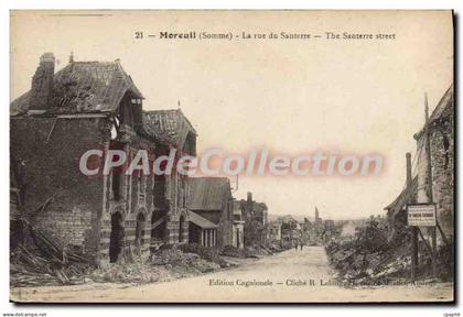CPA Moreuil (Somme) La rue du Santerre