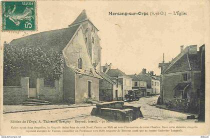 Carte Postale Ancienne - 91 - Morsang sur Orge - L'Eglise - CPA - Oblitération de 1911 - Voir Scans Recto-Verso - Poscar