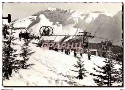 CPA Morzine L'Arrivee du Telebenne a Super Morzine et les Hauts Forts