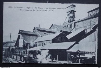 38 La Motte-d'Aveillans mine puits anthracite