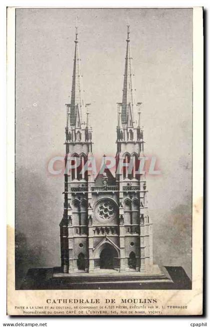 CPA Moulins Cathedrale