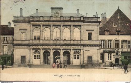 Moulins CPA Hotel de ville