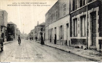CPA Mourmelon Le Grand La Rue principale