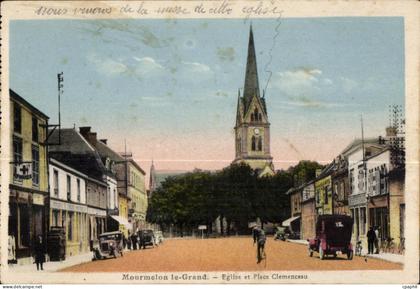 Mourmelon le Grand Eglise et Place Clemenceau