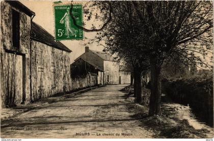 CPA Mours - Le Chemin du Moulin (380845)