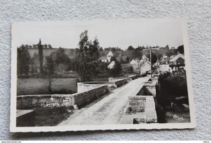 Cpsm 1954, Moutier d'Ahun, le pont Romain, Creuse 23