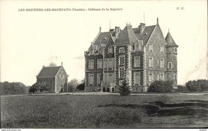 CPA Les Moutiers Les Mauxfaits Chateau de la Bigeoire