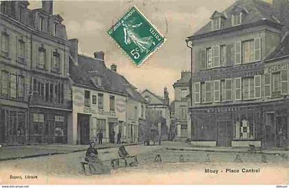 60 - Mouy - Place Cantrel - Animée - CPA - Voir Scans Recto-Verso