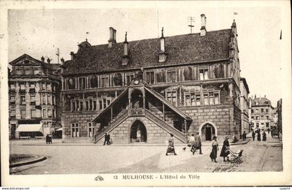CPA Mulhouse L Hotel de Ville