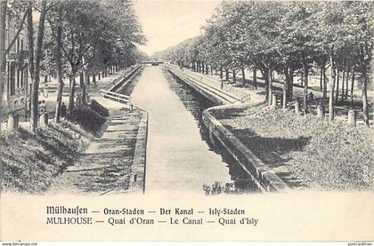 MULHOUSE - Quai d'Oran - Le Canal - Quai d'Isly - Mülhausen - Oran-Staden - Der kanal - Isly-Staden