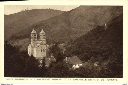 CPA Murbach L'Ancienne Abbaye et La Chapelle de N D Lorette