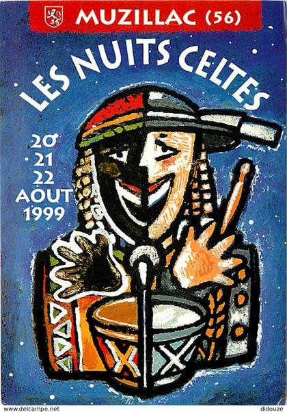 56 - Muzillac - Affiche Publicitaire pour Les Nuits Celtes de 1999 - CPM - Voir Scans Recto-Verso