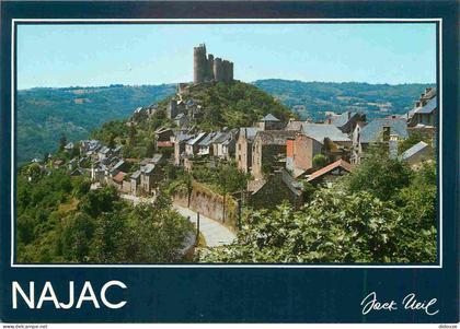 12 - Najac - Vue Générale  - CPM - Voir Scans Recto-Verso