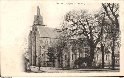 CPA Nangis L Eglise Siecle