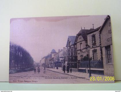 NANGIS (SEINE ET MARNE) AVENUE VOLTAIRE.