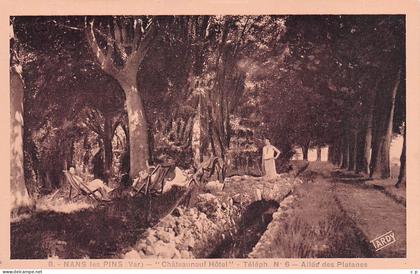 Nans les Pins -  Chateauneuf Hotel -   - CPA °J