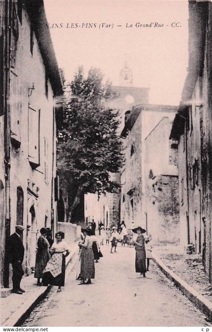Nans les Pins -  La Grand'Rue   - CPA °J