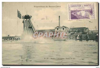 Nantes CPA Exposition de Nantes 1904 Water toboggan Dans le lac
