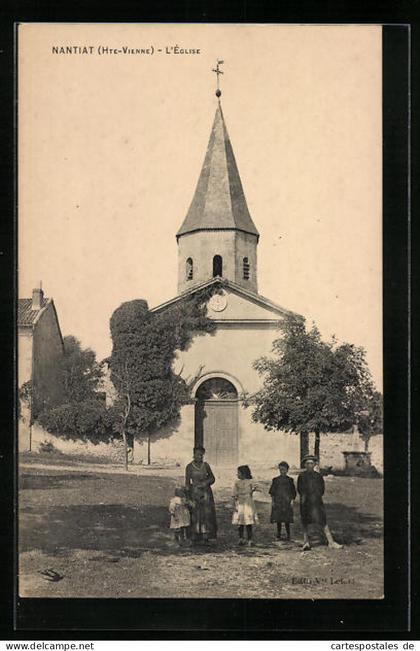 CPA Nantiat, L`Eglise