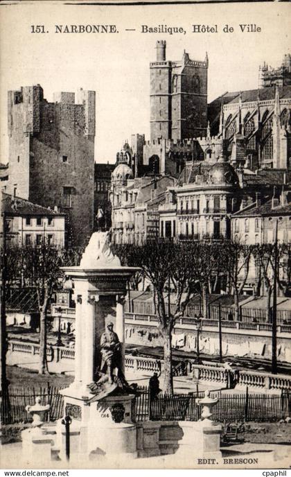 Narbonne - Basilique Hotel de Ville - CPA