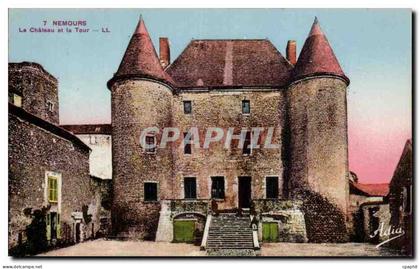 Nemours - Le Chateau et la Tour - CPA