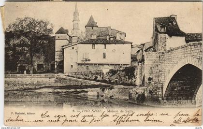 CPA Nerac Petit Nerac, Maison de Sully FRANCE (1171853)