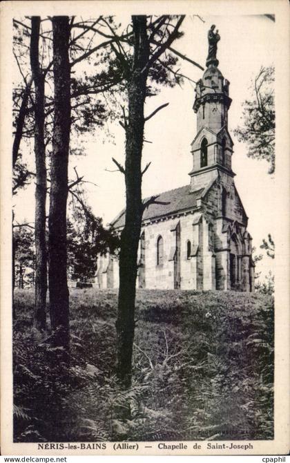 Neris les Bains - Chapelle Saint Joseph - CPA