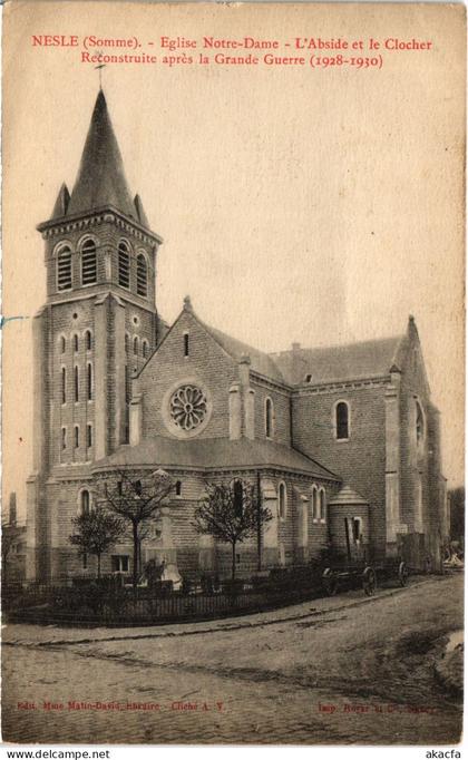 CPA Nesle Eglise Notre Dame (1498108)