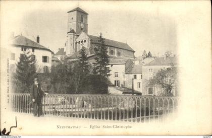 CPA Neufchateau Eglise Saint Christopale