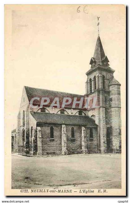 CPA Neuilly sur Marne l'Eglise