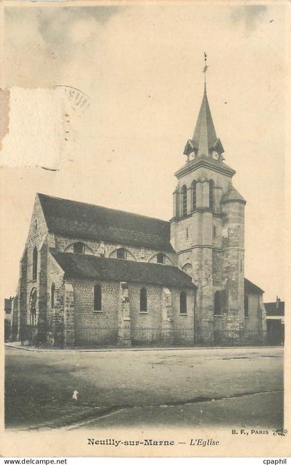 CPA Neuilly sur Marne L'Eglise