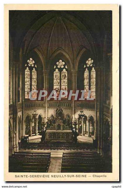 CPA Sainte Genevieve Neuilly sur Seine Chapelle