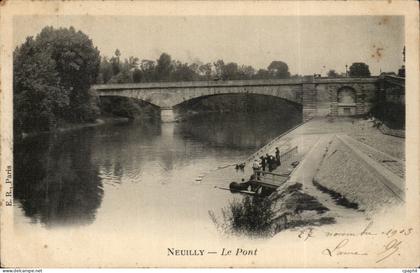 Neuilly sur SEine CPA Le pont