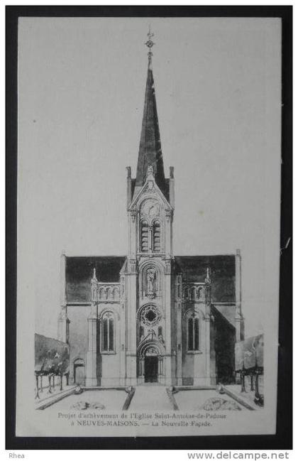 54 Neuves-Maisons eglise projet    D54D  K54397K  C54397C RH042955