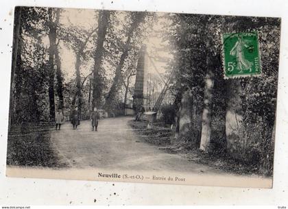 NEUVILLE-SUR-OISE ENTREE DU PONT