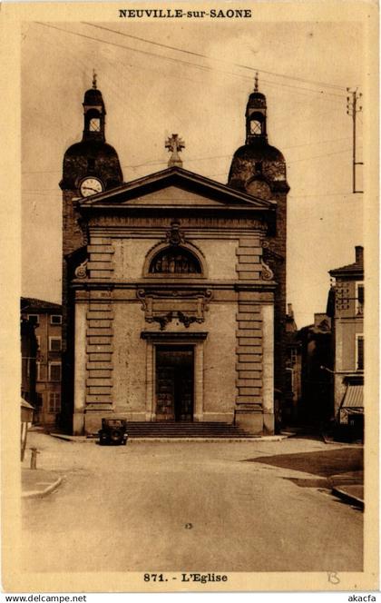 CPA NEUVILLE-sur-SAONE - Église (639725)
